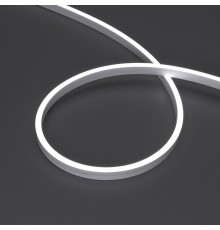Герметичная лента MOONLIGHT-5000S-SIDE-2835-120-24V White (6х12mm, 10W, IP67) (Arlight, Вывод кабеля прямой)