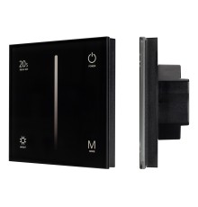 Панель SMART-P36-DIM-IN Black (230V, 1.2A, TRIAC, Sens, 2.4G) (Arlight, IP20 Пластик, 5 лет)