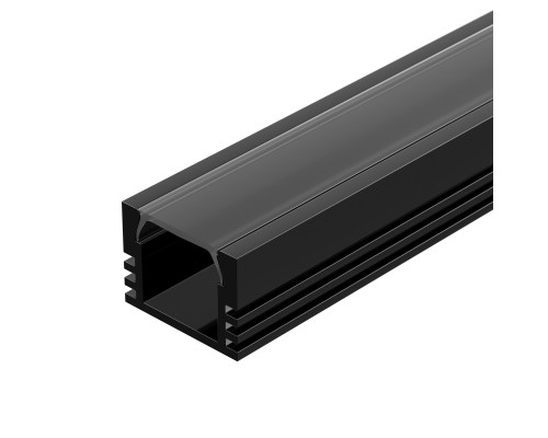 Профиль PDS-S-2000 ANOD Black RAL9005 (Arlight, Алюминий)