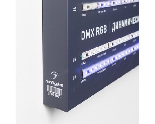 Стенд Ленты Мультицветные RGB RT-LUX-E4-1760x600mm (v.2, DB 3мм, пленка, подсветка) (Arlight, -)