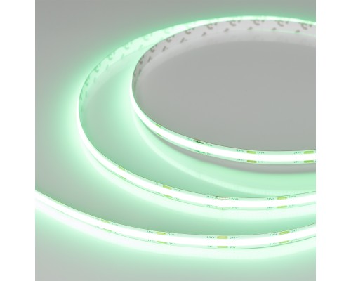 Светодиодная лента COB-5000-CSP-544-24V Green (8mm, 11.5W, IP20) (Arlight, -)