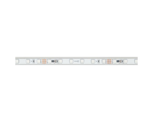 Светодиодная лента герметичная SPI-P-F72-11mm 24V RGB-PX6 (14.4 W/m, IP66, 3535, 5m) (Arlight, бегущий огонь)