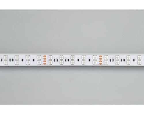 Светодиодная лента RT 2-5000 36V RGB 2X2 (5060, 600 LED, LUX) (Arlight, 26 Вт/м, IP20)